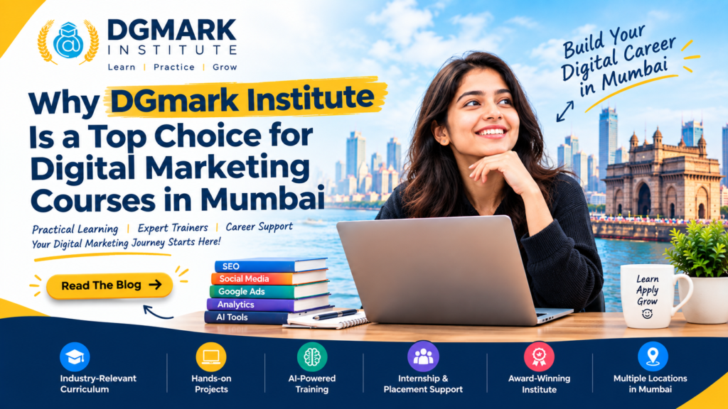 Why DGmark Institute Is a Top Choice for Digital Marketing Courses in Mumbai